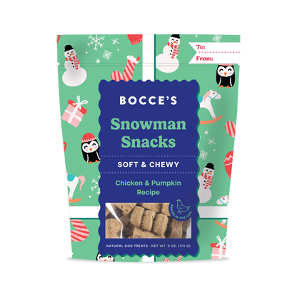 Bocce's Snowman Snacks, Soft & Chewy
