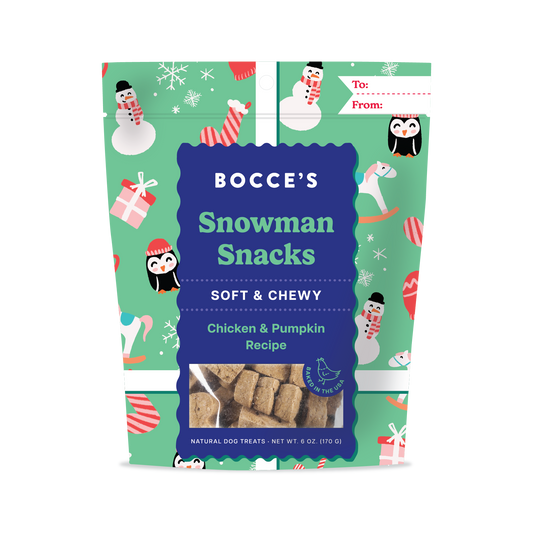 Bocce's Snowman Snacks, Soft & Chewy